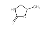 2-Oxazolidinethione, 5-methyl- Structure