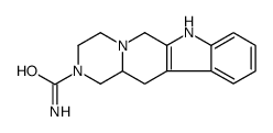 3,4,6,7,12,12a-hexahydropyrazino[1',2':1,6]pyrido[3,4-b]indole-2(1H)-carbimidic acid结构式