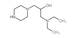 1-Piperazineethanol,a-[(diethylamino)methyl]- structure