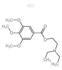 3,4,5-Trimethoxybenzoic acid 2-(diethylamino)ethyl ester hydrochloride picture
