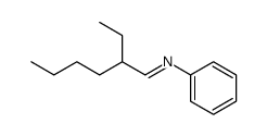 N-(2-ethylhexylidene)aniline结构式