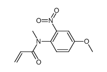 N-(4-methoxy-2-nitrophenyl)-N-methylacrylamide Structure