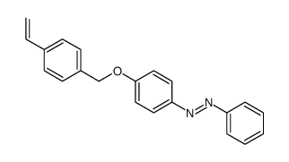 [4-[(4-ethenylphenyl)methoxy]phenyl]-phenyldiazene Structure