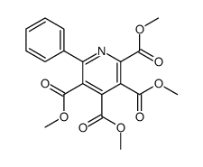 tetramethyl 6-phenylpyridine-2,3,4,5-tetracarboxylate结构式