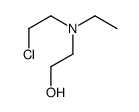 2-[2-chloroethyl(ethyl)amino]ethanol结构式