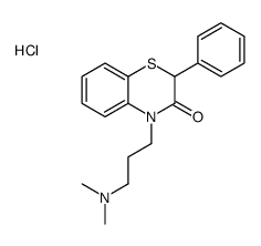 4-[3-(dimethylamino)propyl]-2-phenyl-1,4-benzothiazin-3-one,hydrochloride Structure