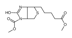 methyl (3aR,6S,6aS)-6-(5-methoxy-5-oxopentyl)-2-oxo-3a,4,6,6a-tetrahydro-1H-thieno[3,4-d]imidazole-3-carboxylate Structure