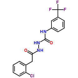 2-[(2-Chlorophenyl)acetyl]-N-[3-(trifluoromethyl)phenyl]hydrazinecarboxamide picture