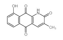 Benzo[g]quinoline-2,5,10(1H)-trione,9-hydroxy-3-methyl- picture