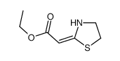 ethyl 2-(1,3-thiazolidin-2-ylidene)acetate结构式