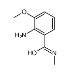 2-amino-3-methoxy-N-methylbenzamide Structure