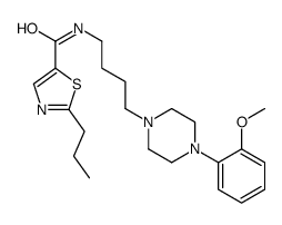 N-[4-[4-(2-methoxyphenyl)piperazin-1-yl]butyl]-2-propyl-1,3-thiazole-5-carboxamide结构式