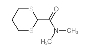 1,3-dithiane-2-carboxamide, N,N-dimethyl- structure