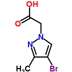 (4-BROMO-3-METHYL-PYRAZOL-1-YL)-ACETIC ACID结构式