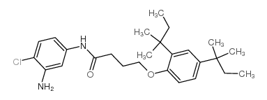 N-(3-Amino-4-chlorophenyl)-4-(2,4-di-tert-pentylphenoxy)butanamide structure