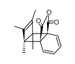 2,3,4,5-Tetramethyl-anti-tricyclo[4.4.0.02,5]deca-3,7,9-trien-1,6-dicarbonsaeureanhydrid Structure