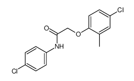2-(4-Chloro-2-methylphenoxy)-N-(4-chlorophenyl)acetamide结构式