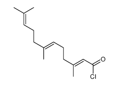 3,7,11-trimethyldodeca-2,6,10-trienoyl chloride结构式