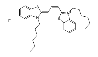 3,3'-DIHEXYLTHIACARBOCYANINE IODIDE结构式