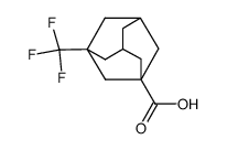 1-trifluoromethyl-3-carboxyadamantane结构式