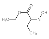 ethyl (2E)-2-hydroxyiminobutanoate structure