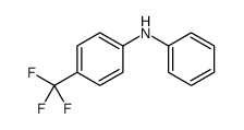 N-phenyl-4-(trifluoromethyl)aniline结构式