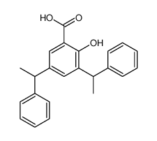 3,5-Bis(α-methylbenzyl)salicylic acid structure
