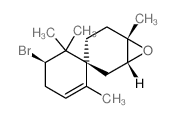 CHAMIGRENE, 10-BROMO-3,4-EPOXY-A- Structure