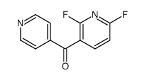 (2,6-difluoro-pyridin-3-yl)-pyridin-4-yl-methanone结构式