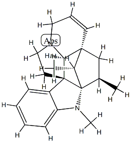 (3β,5α,12β,19α,20R)-6,7-Didehydro-1,3-dimethyl-2α,20-cycloaspidospermidine picture