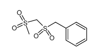 [[[(Methylsulfonyl)methyl]sulfonyl]methyl]benzene structure