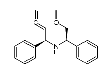 (R)-[(R)-2-methoxy-1-phenylethyl]-(1-phenylbuta-2,3-dienyl)amine Structure