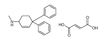 (E)-but-2-enedioic acid,N-methyl-4,4-diphenylcyclohex-2-en-1-amine Structure