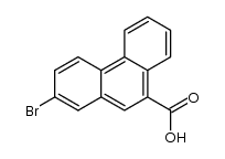 2-bromo-9-phenanthrenecarboxylic acid Structure