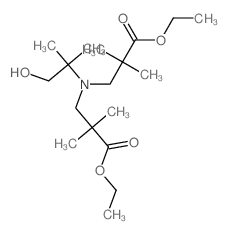 ethyl 3-[(2-ethoxycarbonyl-2-methyl-propyl)-(1-hydroxy-2-methyl-propan-2-yl)amino]-2,2-dimethyl-propanoate结构式