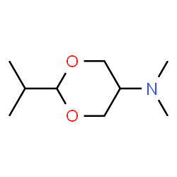 1,3-Dioxan-5-amine,N,N-dimethyl-2-(1-methylethyl)-,trans-(9CI)结构式