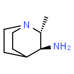 1-Azabicyclo[2.2.2]octan-3-amine,2-methyl-,(2R,3S)-(9CI)结构式