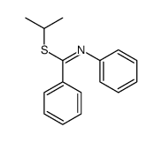 propan-2-yl N-phenylbenzenecarboximidothioate结构式