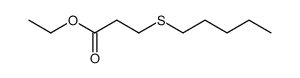 Aethyl-3-amylthiopropionat结构式