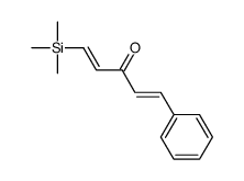 1-phenyl-5-trimethylsilylpenta-1,4-dien-3-one Structure