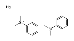 dimethyl(phenyl)silicon,mercury Structure