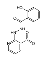 2-o-Hydroxybenzoylhydrazino-3-nitropyridin结构式