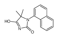 5,5-dimethyl-1-naphthalen-1-ylimidazolidine-2,4-dione Structure