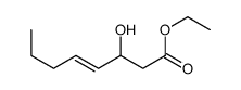 ethyl 3-hydroxyoct-4-enoate结构式
