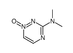 N,N-dimethyl-1-oxido-1,2,4-triazin-1-ium-3-amine结构式