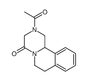 2-acetyl-3,6,7,11b-tetrahydro-1H-pyrazino[2,1-a]isoquinolin-4-one Structure