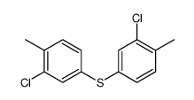 2-chloro-4-(3-chloro-4-methylphenyl)sulfanyl-1-methylbenzene结构式