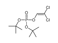 ditert-butyl 2,2-dichloroethenyl phosphate Structure