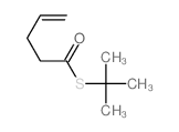 1-tert-butylsulfanylpent-4-en-1-one structure