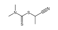 1-cyanoethyl N,N-dimethylcarbamodithioate Structure